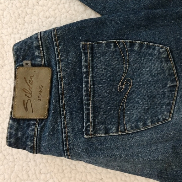 Silver Capris Size 30 - Picture 2 of 11